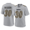 P.Steelers #30 Jaylen Warren Player Gray Atmosphere Fashion Home Game BALCE Stitched Jerseys