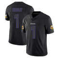 M.Vikings #1 Kyler Murray Player Black Impact LImited Home Game BALCE Stitched Jerseys