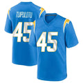 LA.Chargers #45 Tuli Tuipulotu Player Blue Home Game BALCE Stitched Jerseys