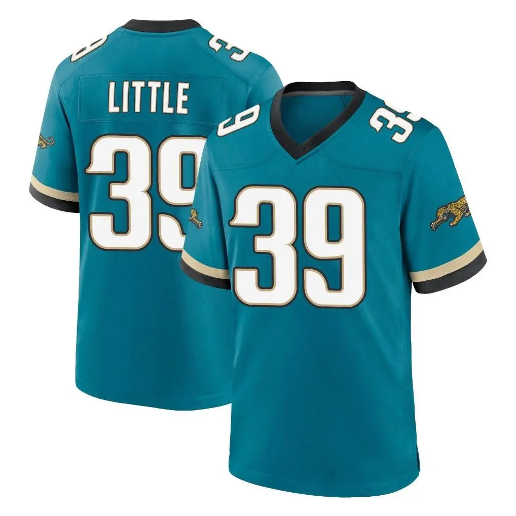 J.Jaguars #39 Cam Little Player Teal Prowler Throwback Limited Home Game BALCE Stitched Jerseys