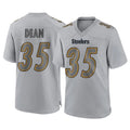 P.Steelers #35 Jamel Dean Player Gray Atmosphere Fashion Home Game BALCE Stitched Jerseys