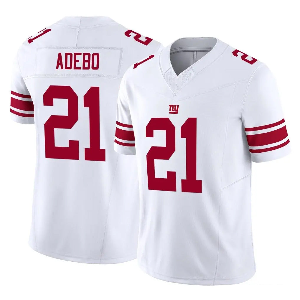 NY.Giants #21 Paulson Adebo Player White Limited Vapor F.U.S.E. Home Game BALCE Stitched Jerseys