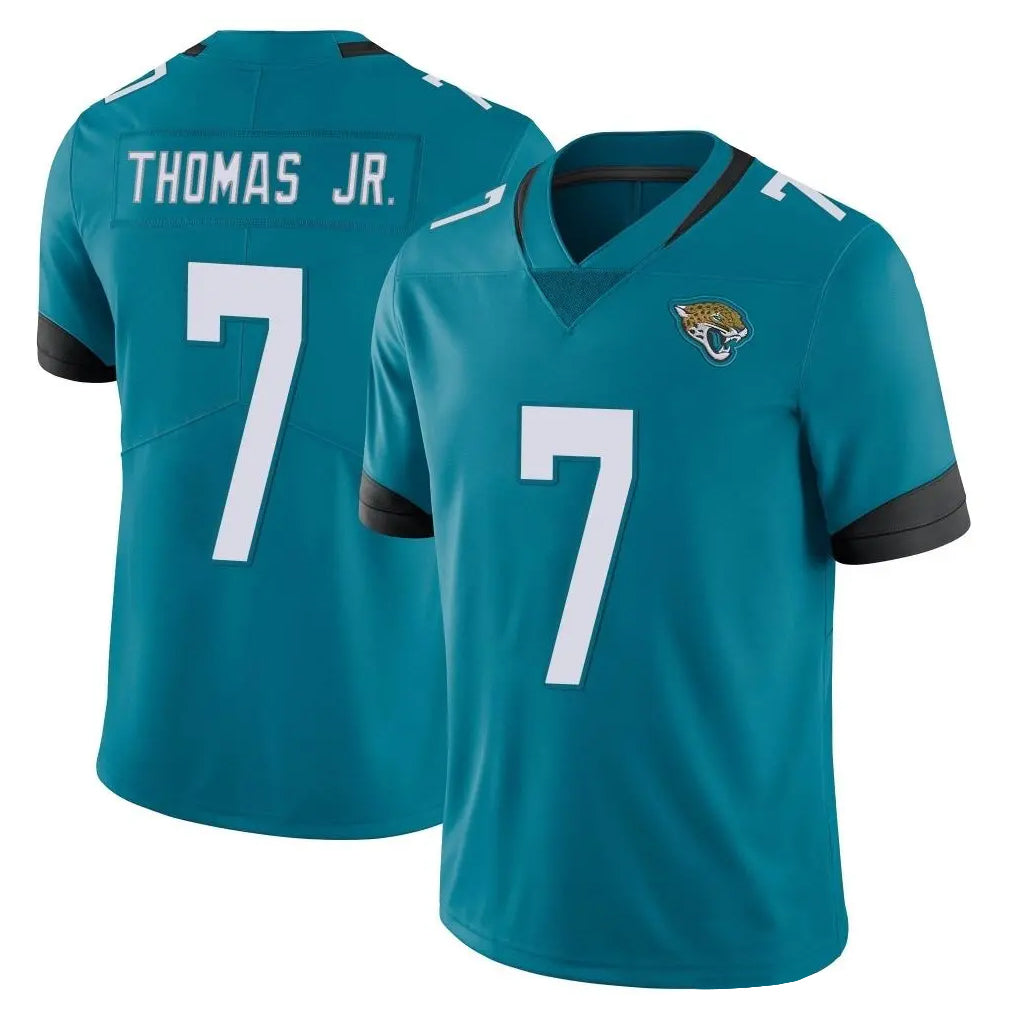 J.Jaguars #7 Brian Thomas Jr. Player Teal Vapor Untouchable Limited Home Game BALCE Stitched Jerseys