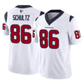 H.Texans #86 Dalton Schultz Player White Limited Vapor F.U.S.E. Home Game BALCE Stitched Jerseys