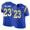 LA.Rams #23 Kyren Williams Player Royal Limited Vapor F.U.S.E. Home Game BALCE Stitched Jerseys