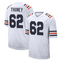 C.Bears #62 Joe Thuney Player White Classic Home Game BALCE Stitched Jerseys