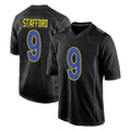 LA.Rams #9 Matthew Stafford Player Black Fashion Limited Home Game BALCE Stitched Jerseys