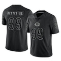 C.Bears #99 Gervon Dexter Sr. Player Black REFLECTIVE Limited Game BALCE Stitched Jerseys