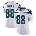 S.Seahawks #88 AJ Barner Player White Limited Vapor Untouchable Home Game BALCE Stitched Jerseys