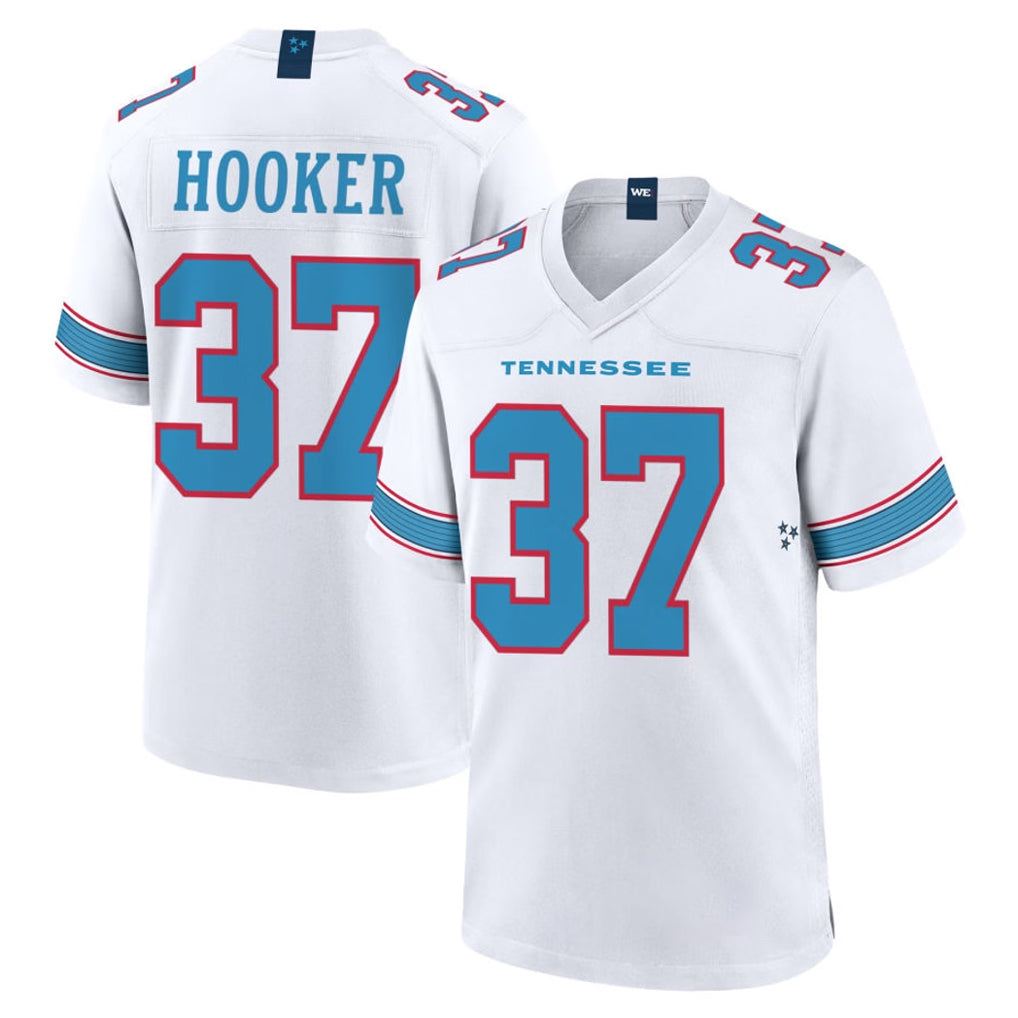 T.Titans #37 Amani Hooker Player White 2026 Game Home BALCE Stitched Jerseys