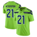 S.Seahawks #21 Devon Witherspoon Player Green Limited Color Rush Home Game BALCE Stitched Jerseys