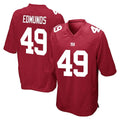 NY.Giants #49 Tremaine Edmunds Player Red Home Game BALCE Stitched Jerseys