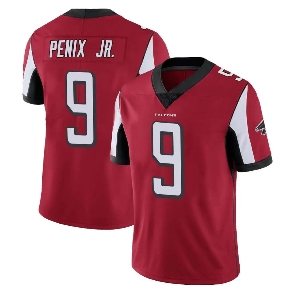 A.Falcons #9 Michael Penix Jr. Player Red Color Vapor Untouchable Limited Home Game BALCE Stitched Jerseys