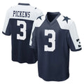 D.Cowboys #3 George Pickens Player Navy-White Alternate Home Game BALCE Stitched Jerseys
