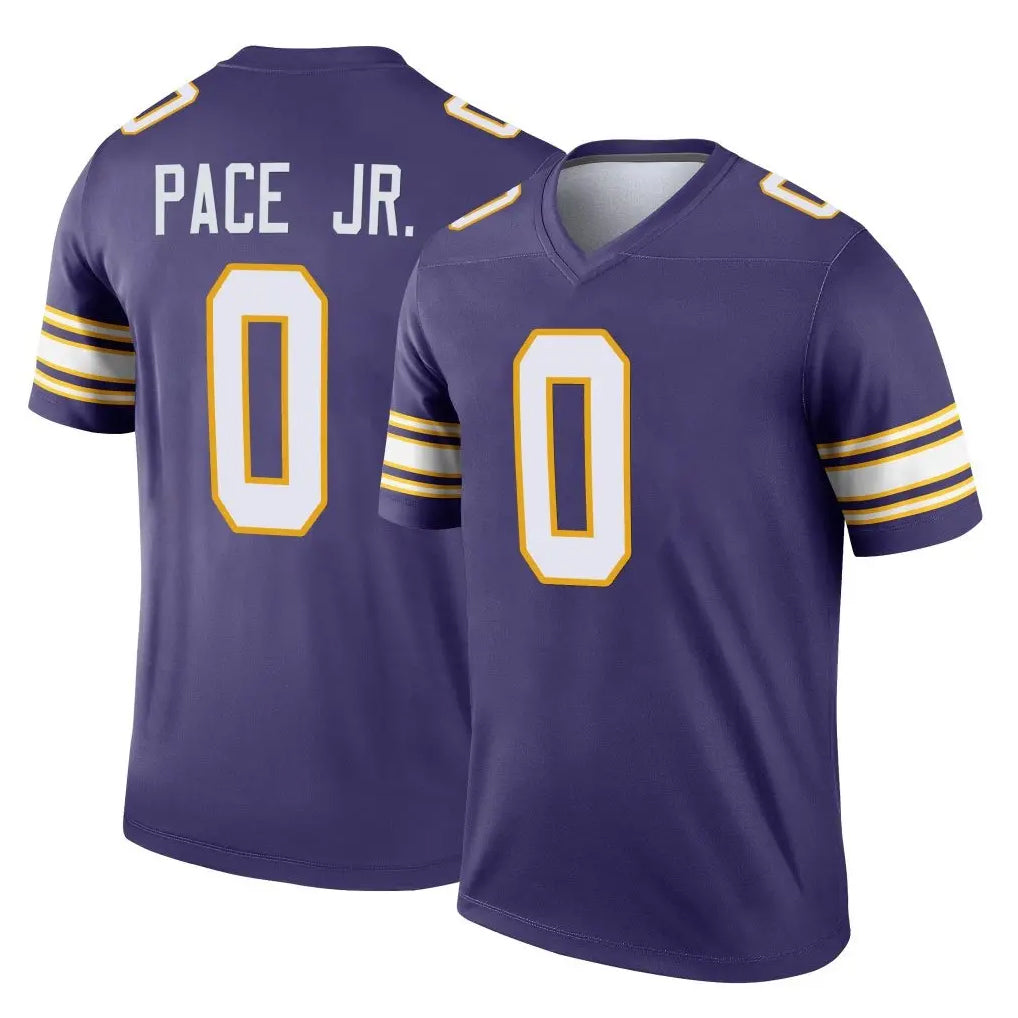 M.Vikings #0 Ivan Pace Jr. Player Purple Limited Classic Home Game BALCE Stitched Jerseys