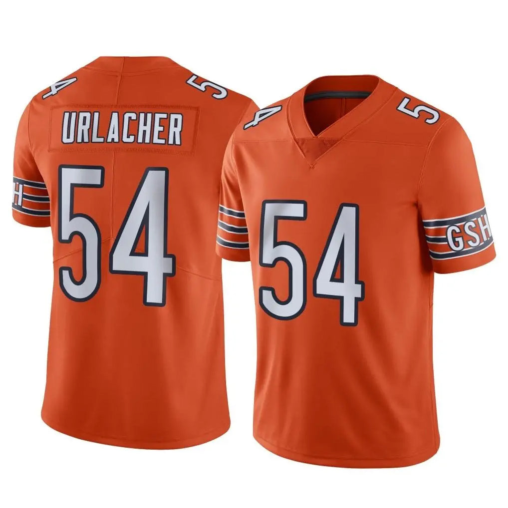 C.Bears #54 Brian Urlacher Player Orange Alternate Vapor Limited Home Game BALCE Stitched Jerseys