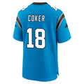 C.Panthers #18 Jalen Coker Player Blue Home Game BALCE Stitched Jerseys