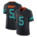 M.Dolphins #5 Jaylen Wright Player Black Limited Pitch Rivalries Collection Home Game BALCE Stitched Jerseys