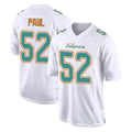 M.Dolphins #52 Patrick Paul Player White Fashion Home Game BALCE Stitched Jerseys