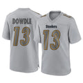 P.Steelers #13 Rico Dowdle Player Gray Atmosphere Fashion Home Game BALCE Stitched Jerseys
