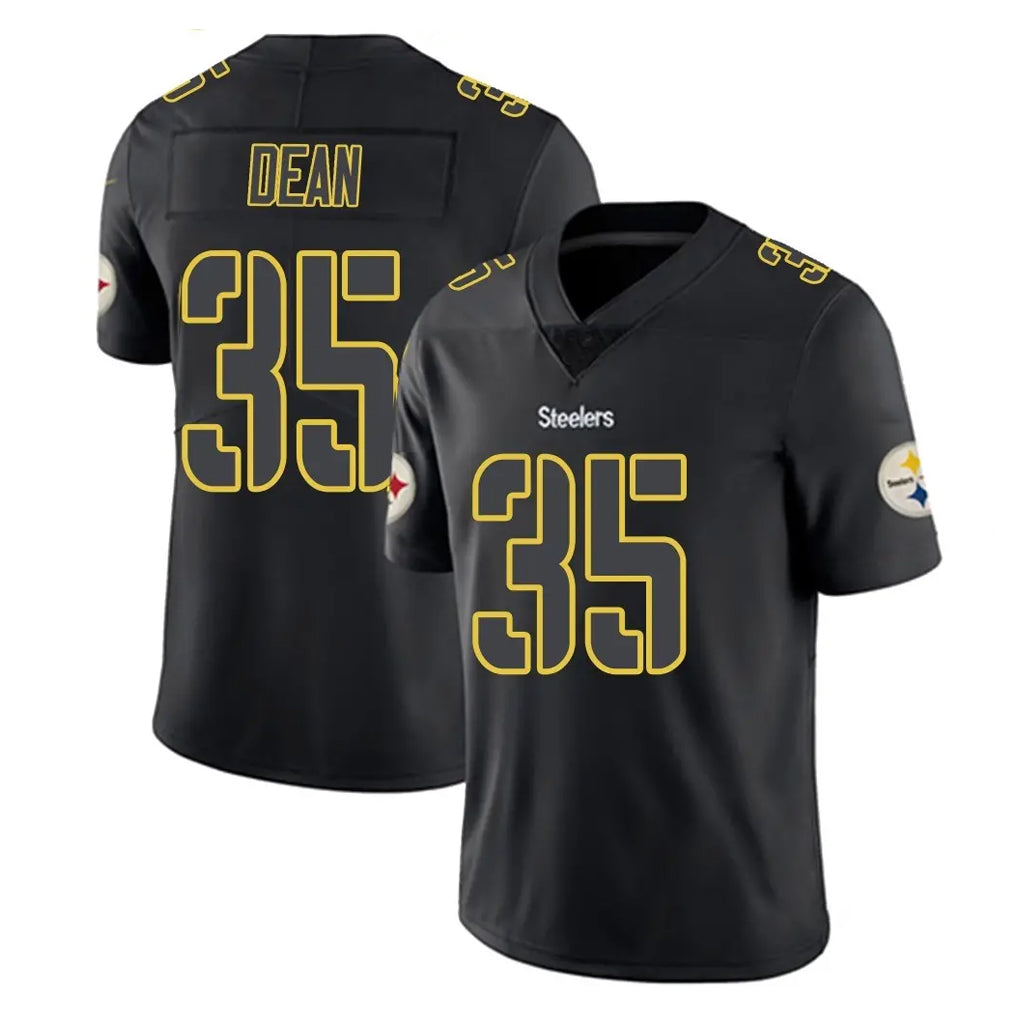 P.Steelers #35 Jamel Dean Player Black Impact Limited Home Game BALCE Stitched Jerseys