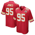 KC.Chiefs #95 Chris Jones Player Red Home Game BALCE Stitched Jerseys