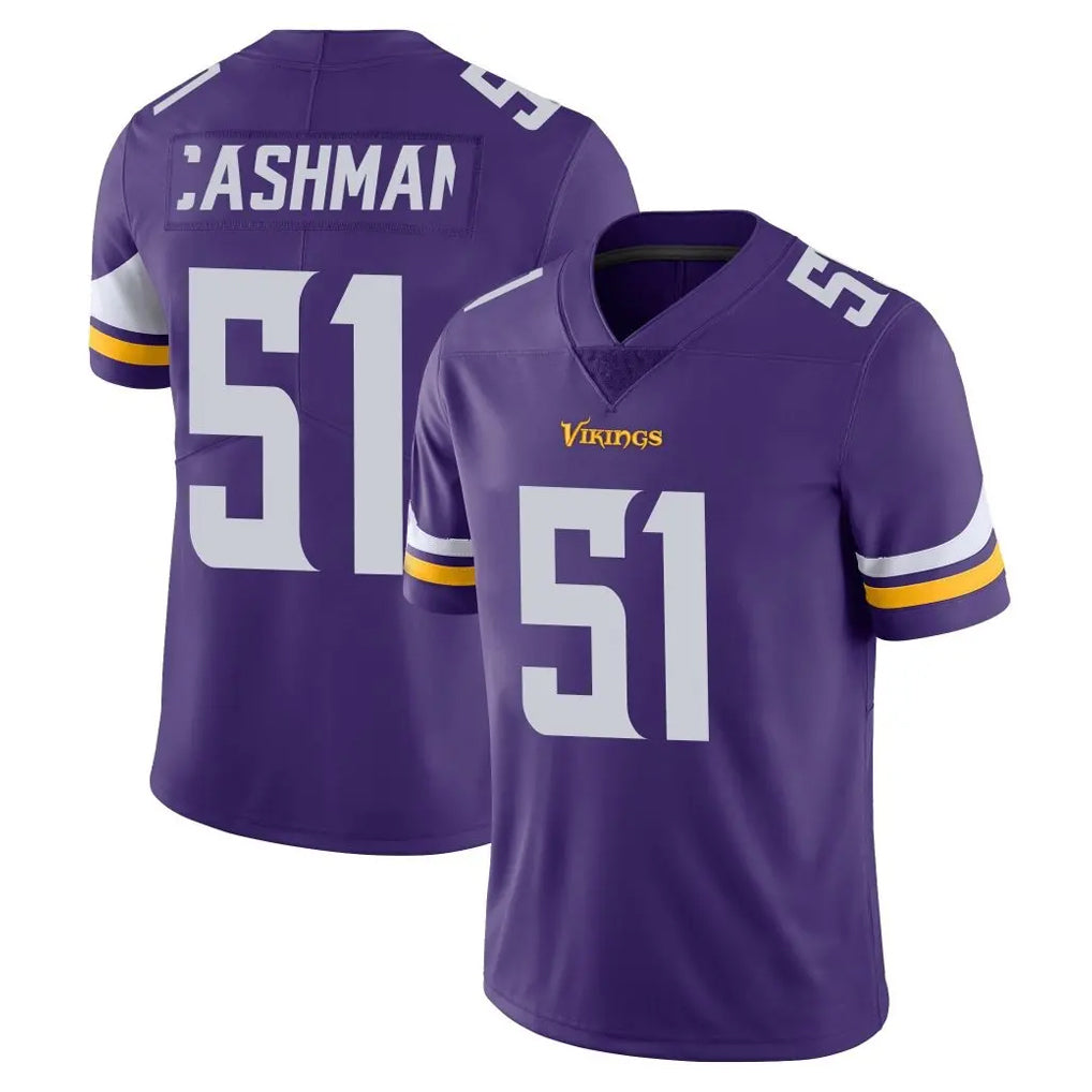 M.Vikings #51 Blake Cashman Player Purple Limited Vapor Untouchable Home Game BALCE Stitched Jerseys
