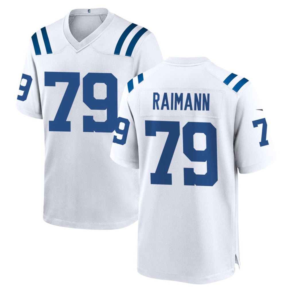 IN.Colts #79 Bernhard Raimann Player White Home Game BALCE Stitched Jerseys