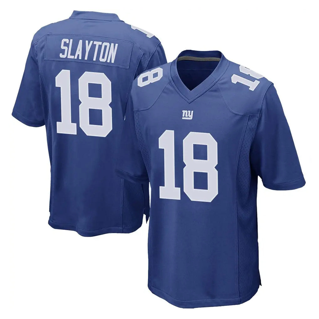 NY.Giants #18 Darius Slayton Player Royal Home Game BALCE Stitched Jerseys