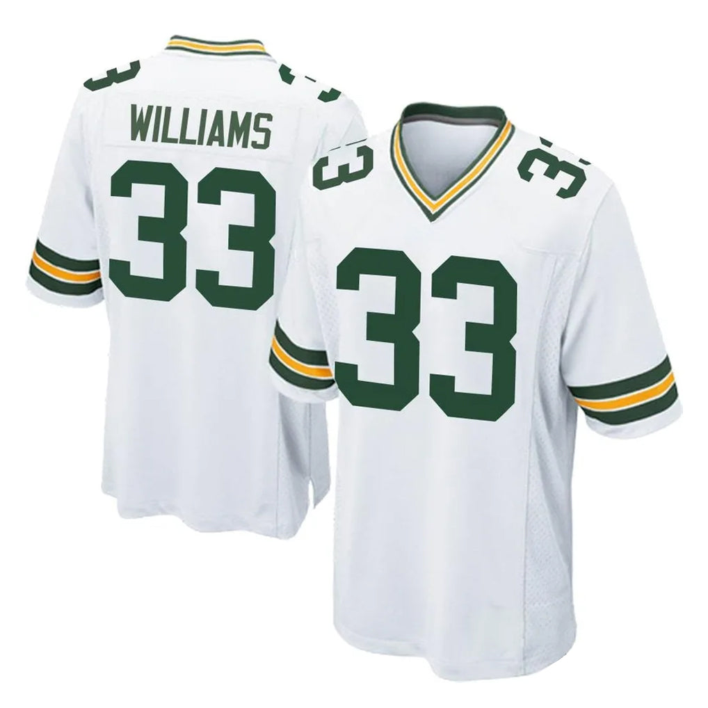 GB.Packers #33 Evan Williams Player White Home Game BALCE Stitched Jerseys
