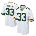GB.Packers #33 Evan Williams Player White Home Game BALCE Stitched Jerseys