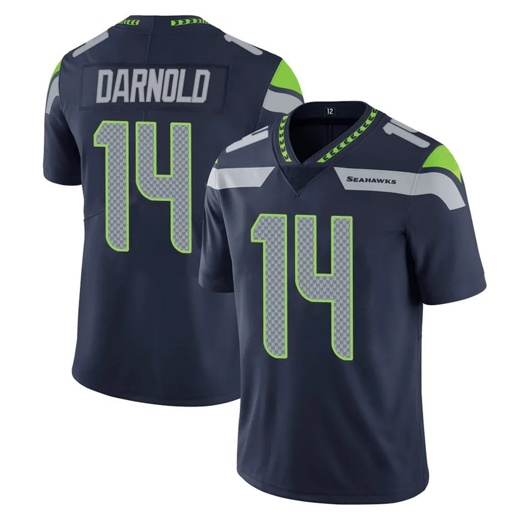 S.Seahawks #14 Sam Darnold Player Navy Limited Vapor Untouchable Home Game BALCE Stitched Jerseys
