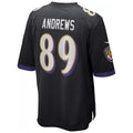 B.Ravens #89 Mark Andrews Player Black Replica Game BALCE Stitched Jerseys