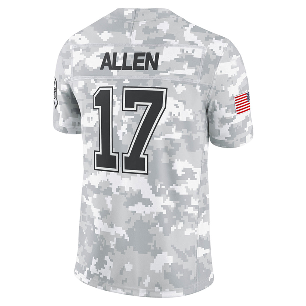 B.Bills #17 Josh Allen Player Arctic Camo Salute to Service Limited BALCE Stitched Jerseys