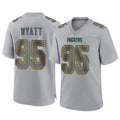 GB.Packers #95 Devonte Wyatt Player Gray Atmosphere Fashion Home Game BALCE Stitched Jerseys