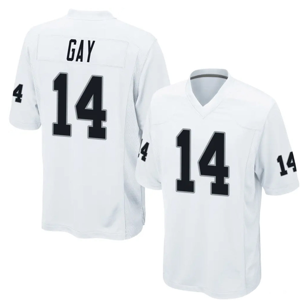 LV.Raiders #14 Matt Gay Player White Home Game BALCE Stitched Jerseys