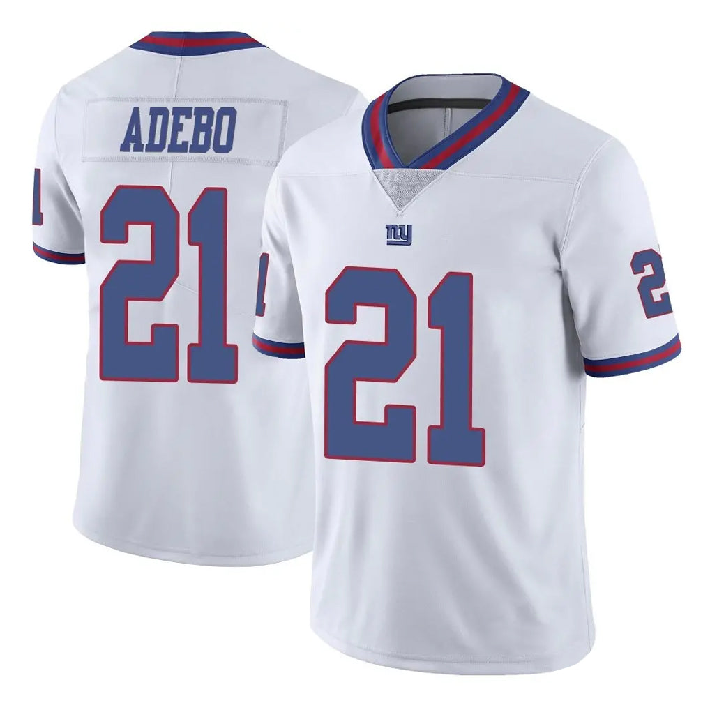 NY.Giants #21 Paulson Adebo Player White Color Rush Home Game BALCE Stitched Jerseys
