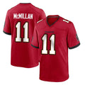 TB.Buccaneers #11 Jalen McMillan Player Red Home Game BALCE Stitched Jerseys