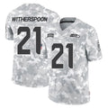 S.Seahawks #21 Devon Witherspoon Player Arctic Camo Limited Salute To Service Home Game BALCE Stitched Jerseys
