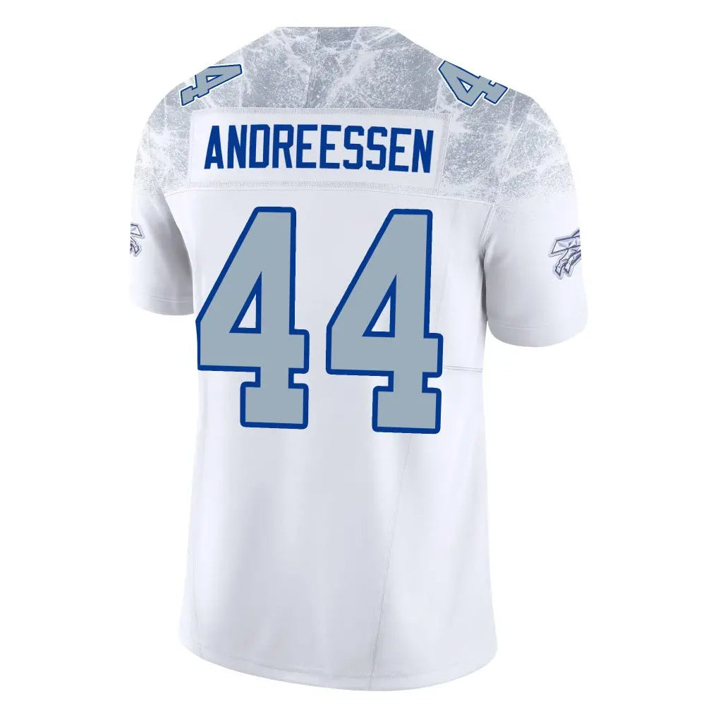 B.Bills #44 Joe Andreessen Player White Rivalries Collection Vapor Limited BALCE Stitched Jerseys