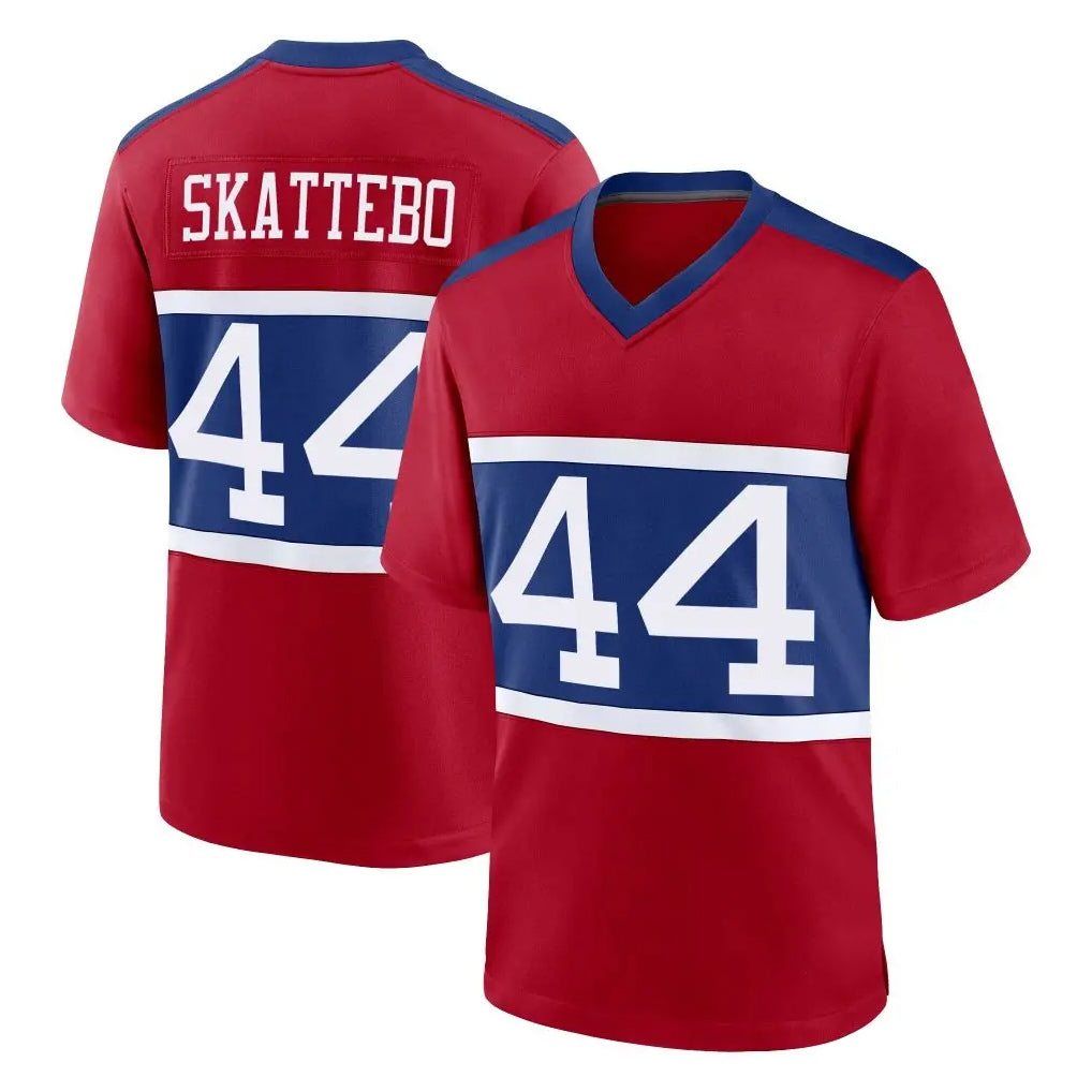 NY.Giants #44 Cam Skattebo Player Red Century Home Game BALCE Stitched Jerseys