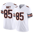 C.Bears #85 Cole Kmet Player White Vapor F.U.S.E. Limited Home Game BALCE Stitched Jerseys