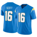 LA.Chargers #16 J.K. Scott Player Blue Limited Vapor F.U.S.E. Home Game BALCE Stitched Jerseys