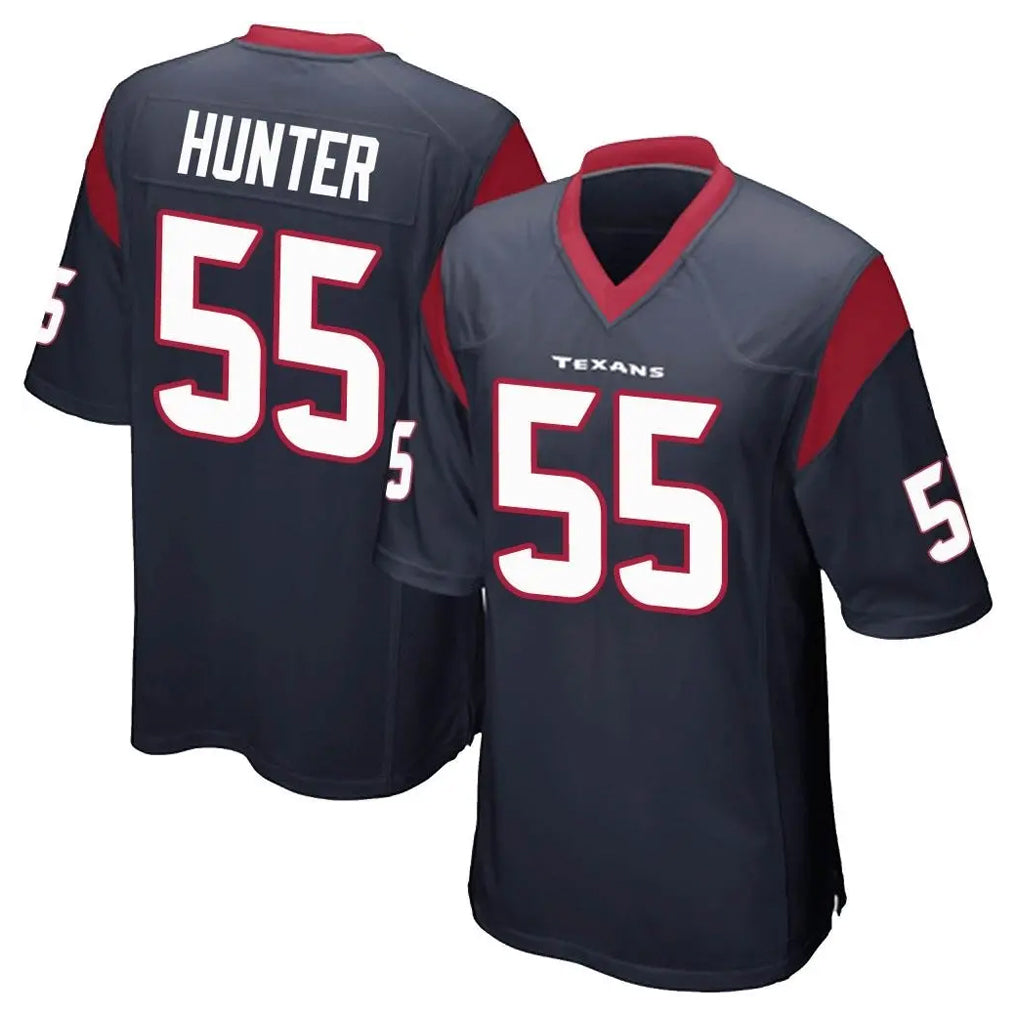 H.Texans #55 Danielle Hunter Player Navy Home Game BALCE Stitched Jerseys