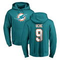 M.Dolphins #9 Joshua Uche Player Aqua LOGO Pullover Hoodies Limited BALCE Stitched Jerseys
