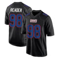 NY.Giants #98 DJ Reader Player Carbon Fashion Limited Home Game BALCE Stitched Jerseys