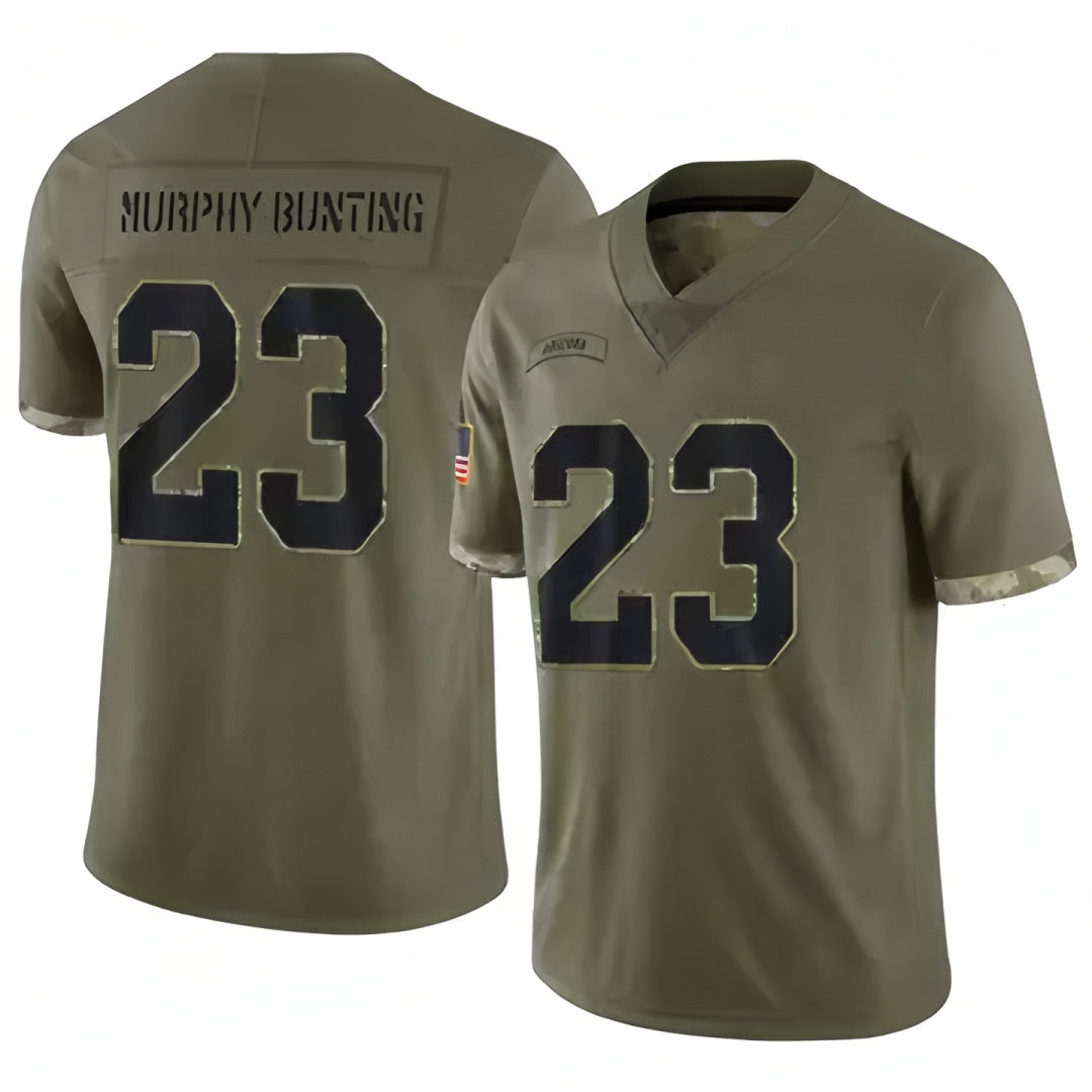 A.Cardinals #23 Sean Murphy-Bunting Player Olive Salute To Service BALCE Stitched Jerseys