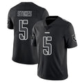 LV.Raiders #5 Eric Stokes Player Black Limited Black Impact Home Game BALCE Stitched Jerseys