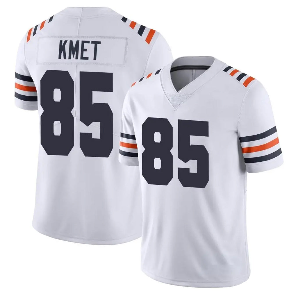 C.Bears #85 Cole Kmet Player White Classic Vapor Limited Home Game BALCE Stitched Jerseys