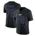 NY.Giants #78 Andrew Thomas Player Black Impact Limited Home Game BALCE Stitched Jerseys
